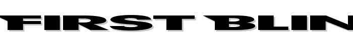 First Blind font